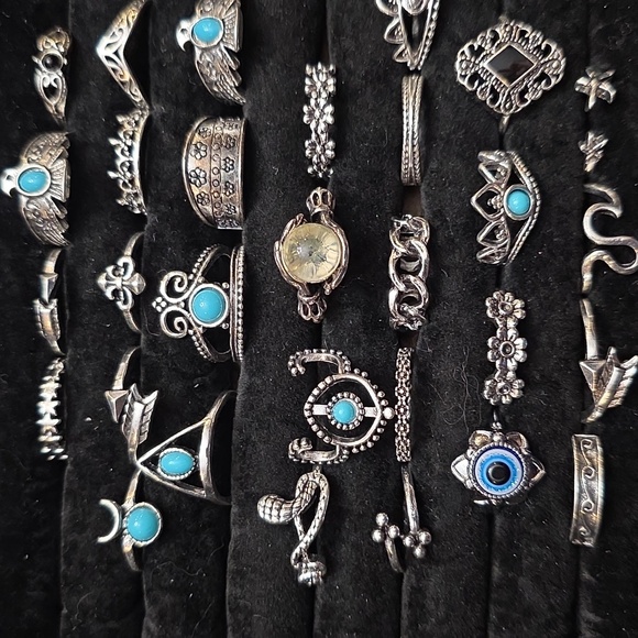 Lot of 30pcs fashion rings - Picture 2 of 3